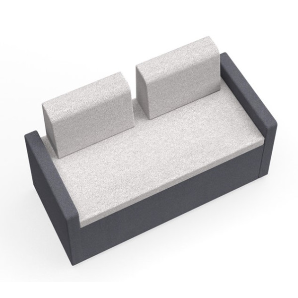Sit-u Upholstered Twin Back Chair with Arms